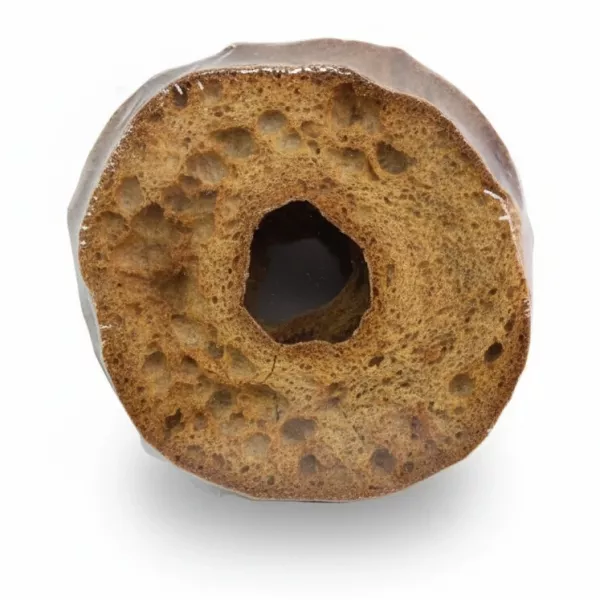 Pack of two Ricciardi Fresella traditional dried wholemeal Italian rustic breads wrapped in plastic