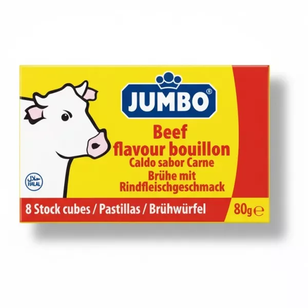 Jumbo Beef Flavour Bouillon Cubes packet front