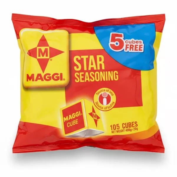 Maggi Star Seasoning 105 cubes pack front view