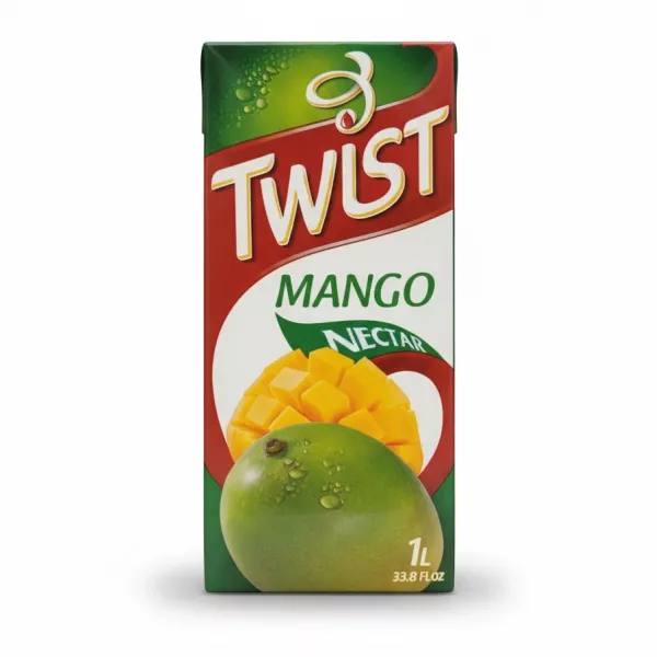 Carton of Twist Mango Nectar 1 litre