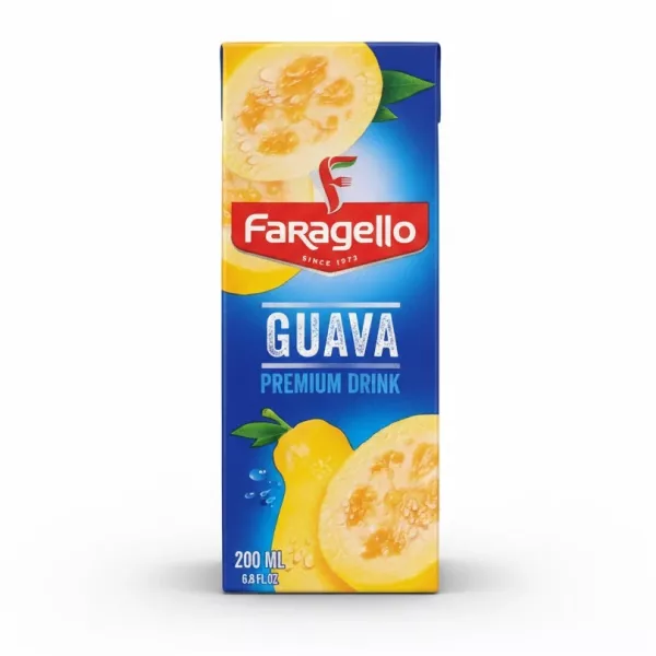 Faragello Guava Premium Drink front packaging