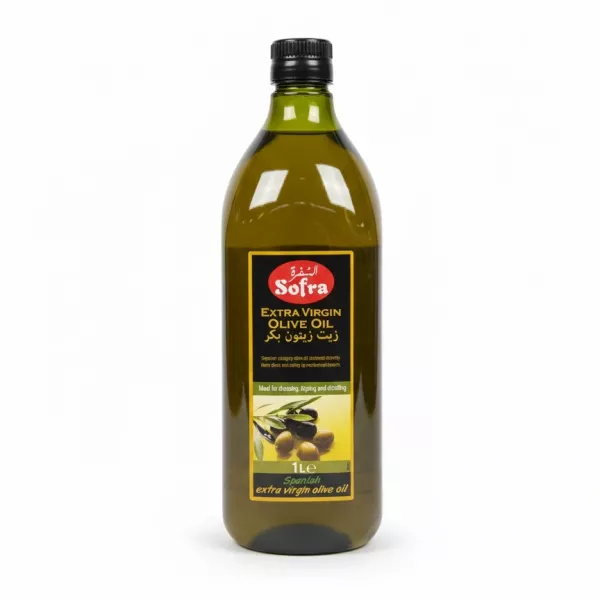 Sofra Extra Virgin Olive Oil 1 litre bottle front label