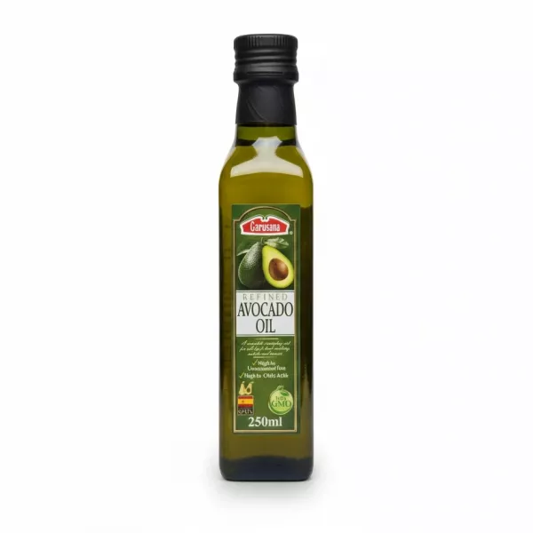 Garusana Refined Avocado Oil 250ml front bottle