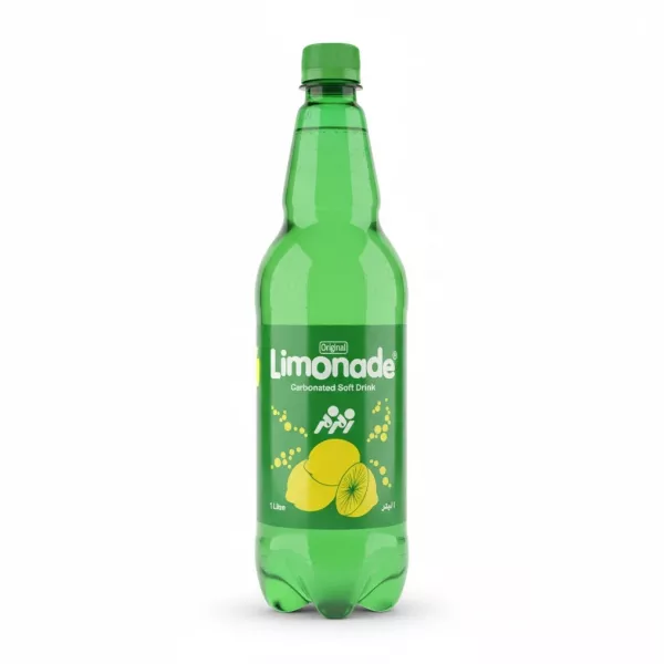 Bottle of ZamZam Original Limonade lemon-flavoured carbonated soft drink