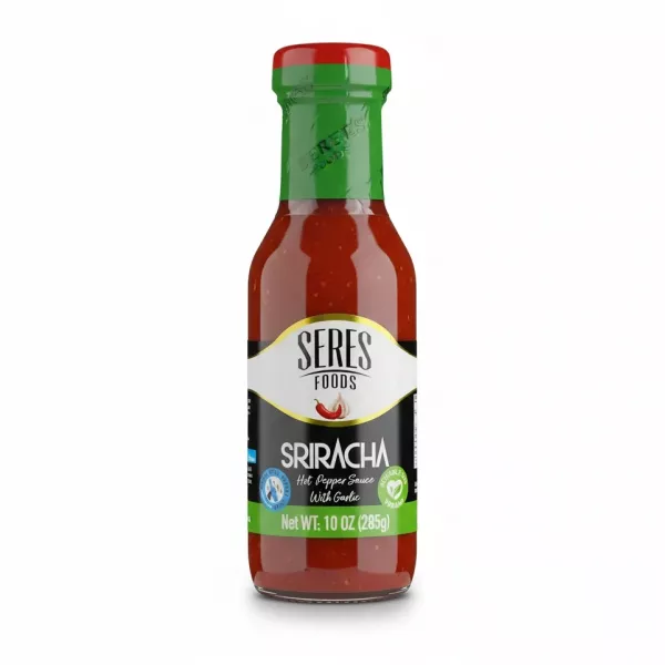 Seres Foods Sriracha Hot Pepper Sauce front label