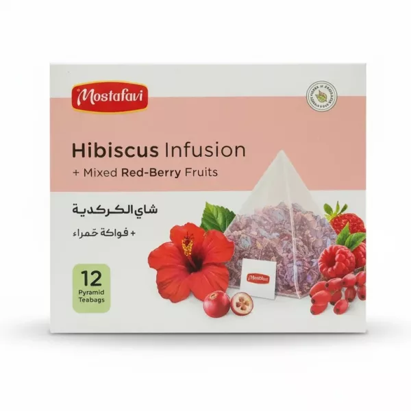 Mostafavi Hibiscus Infusion Mixed Red-Berry Fruits box front