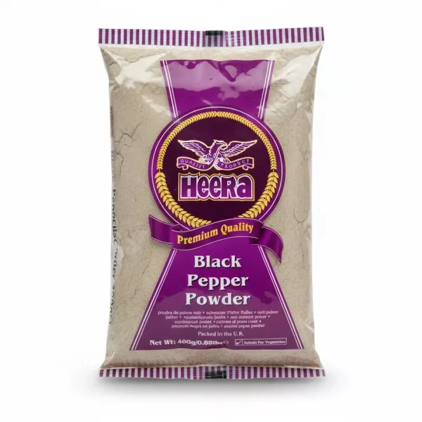 Heera Black Pepper Powder 400g pack front
