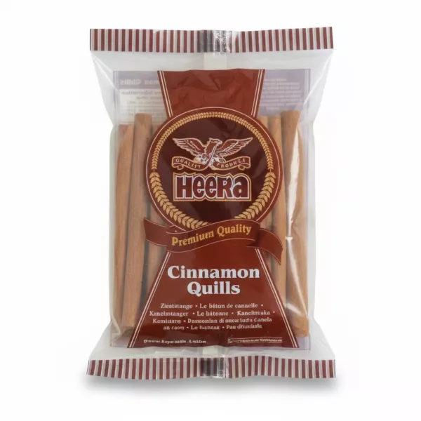 packet of Heera Cinnamon Quills showing product front