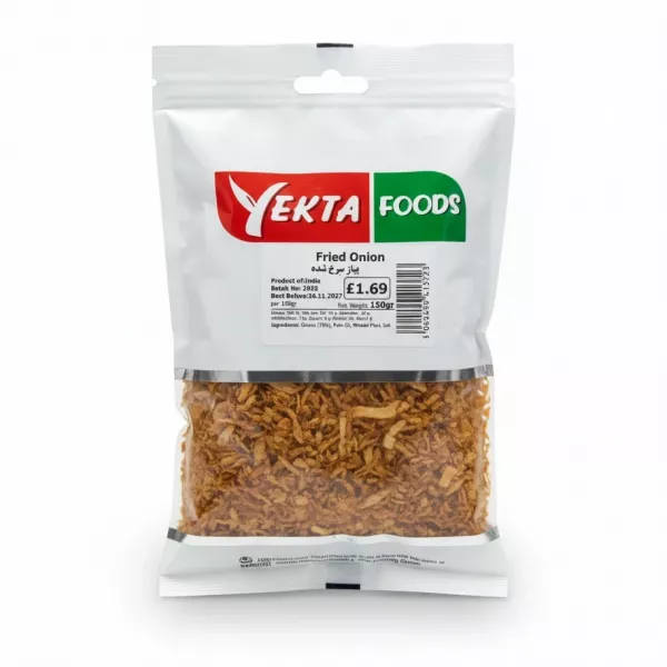 pack of Yekta Foods fried onions