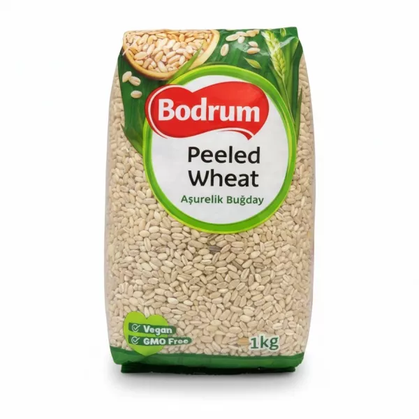 Bodrum Peeled Wheat 1kg front packaging