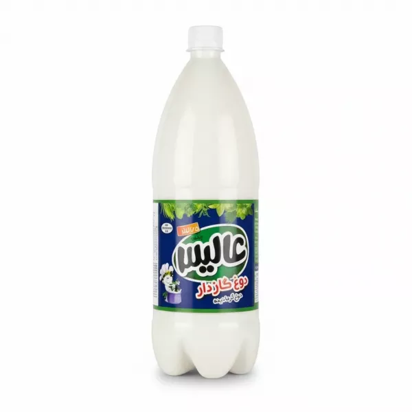 Alis Doogh Drink 1.5L carbonated yoghurt beverage bottle front view