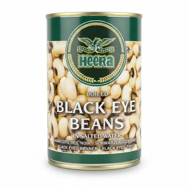 Can of Heera boiled black eye beans in salted water