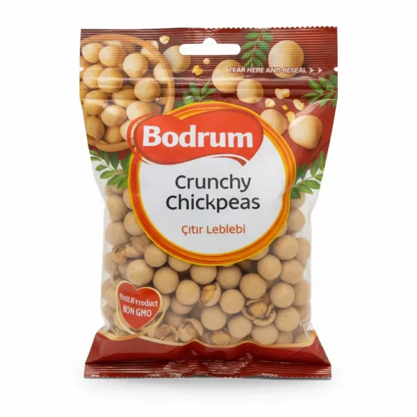 Pack of Bodrum Crunchy Chickpeas front view