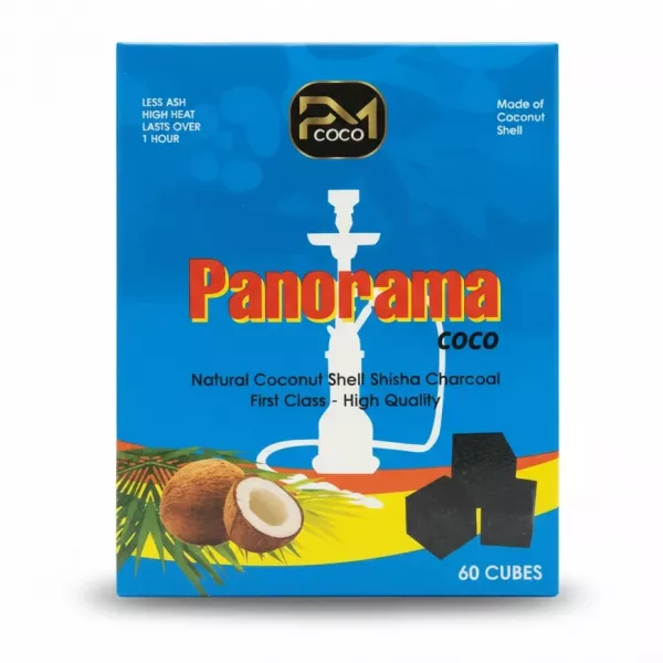 Panorama Coco Natural Coconut Shell Charcoal packaging front
