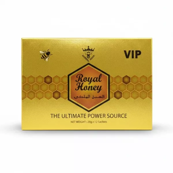 Royal Honey VIP gold packaging front