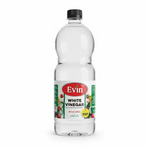 Evin White Vinegar bottle front label