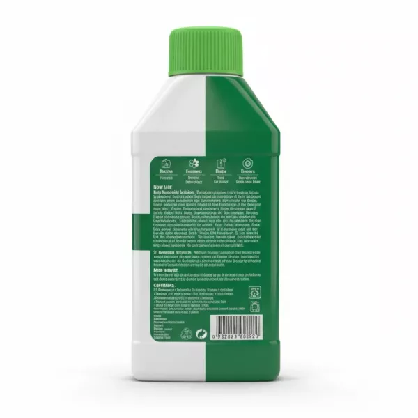 Dettol Washing Machine Cleaner usage instructions and ingredients on back label