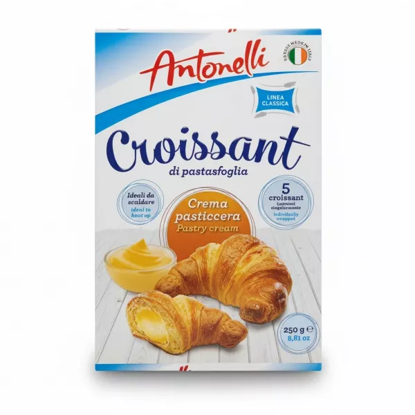 Antonelli croissant pastry cream box front view