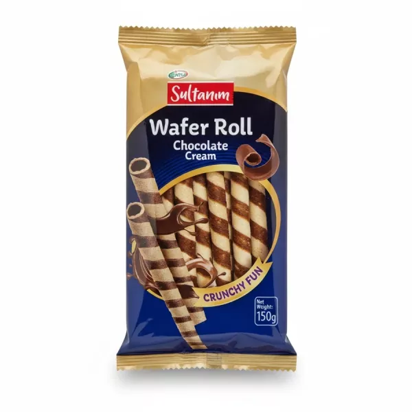 Package of Gima Sultanim Wafer Rolls Chocolate Cream