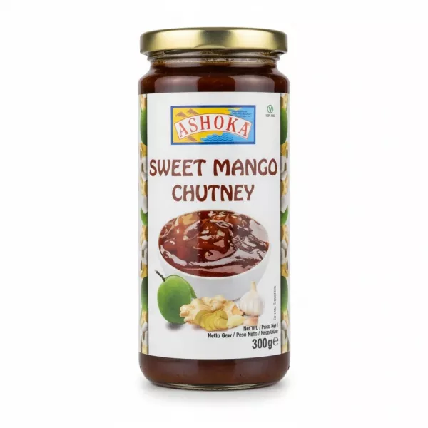 Ashoka Sweet Mango Chutney jar front label