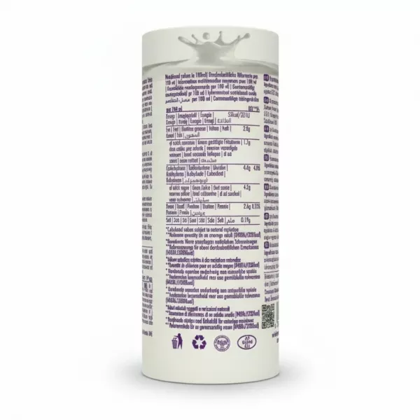 Camelicious Long Life Camel Milk nutritional information and certifications