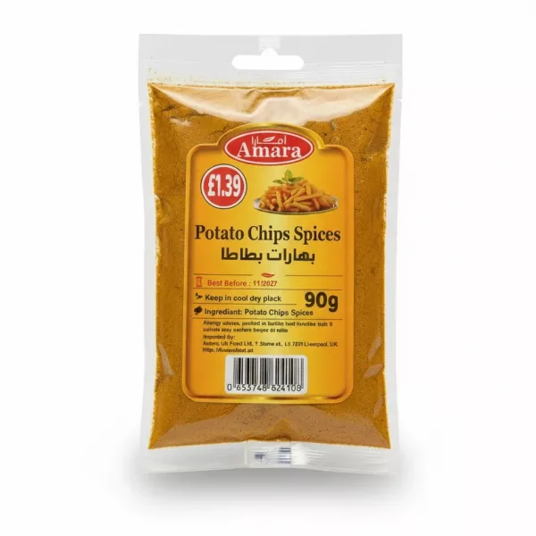Packet of Amara Potato Chips Spices