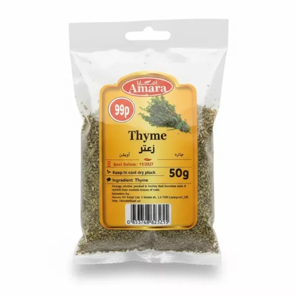packet of Amara dried thyme herb