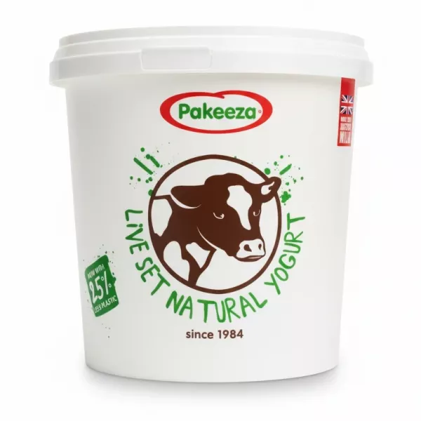 Pakeeza Live Set Natural Yogurt tub front