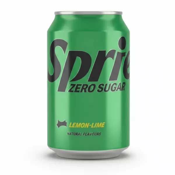 Green 330ml Sprite Zero Sugar Lemon-Lime aluminium can