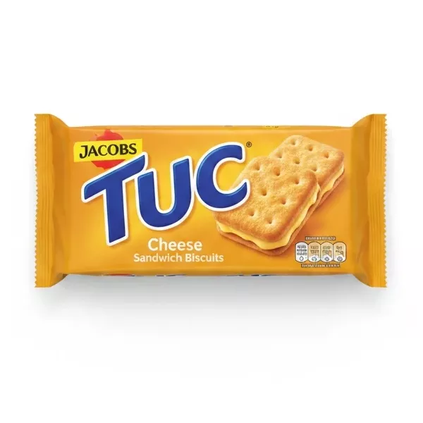 Jacobs Tuc Cheese Sandwich Biscuits pack front