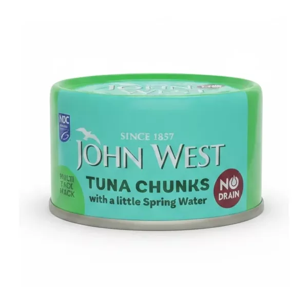 John West Tuna Chunks can side view