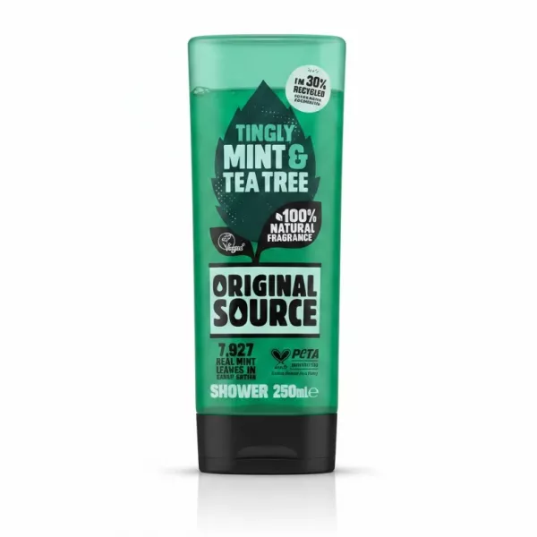 Original Source Mint and Tea Tree Shower Gel 250ml front view
