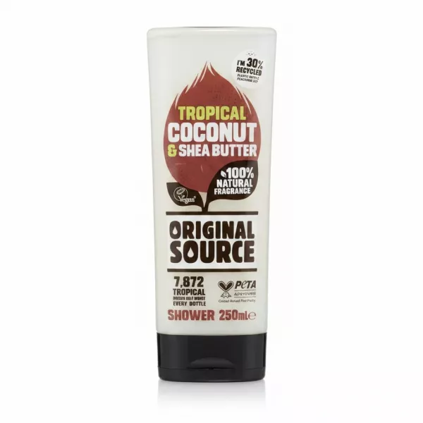 Original Source Tropical Coconut & Shea Butter Shower Gel front view