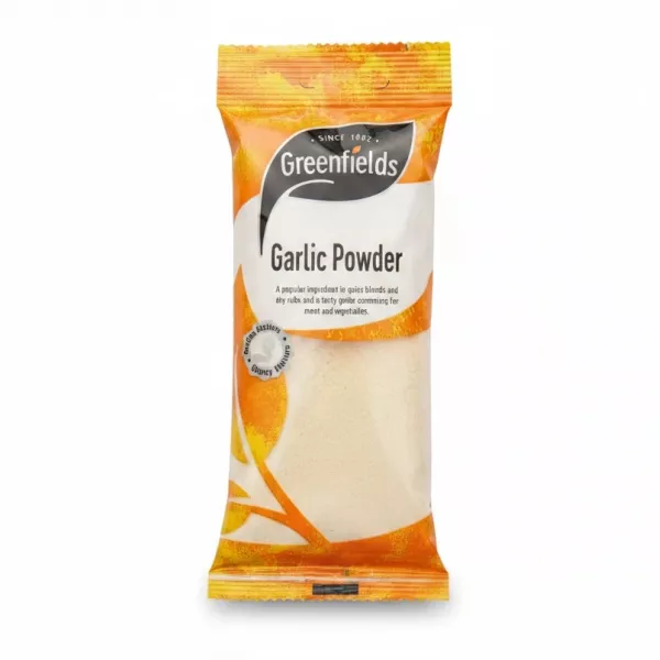 Greenfields Garlic Powder front packaging