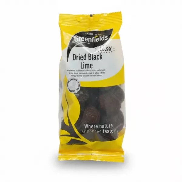 Packet of Greenfields dried black lime