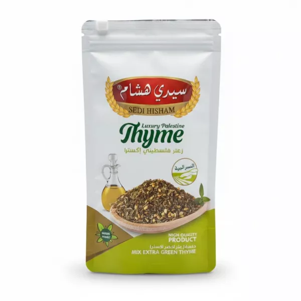 Sedi Hisham Luxury Palestine Thyme resealable pack front