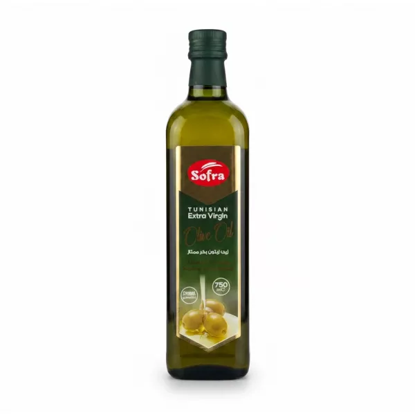Sofra Tunisian Extra Virgin Olive Oil 750ml bottle front