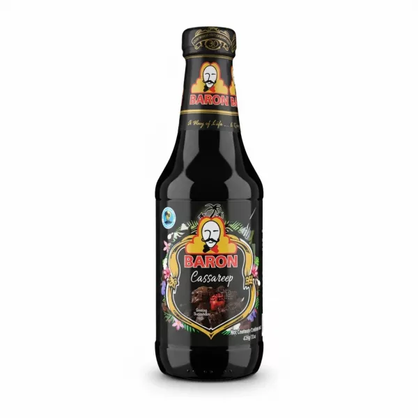 Baron Cassareep bottle front label showing brand and product name