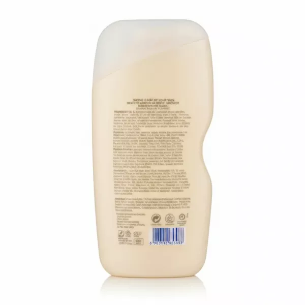 Sanex Menopause Soothing Body Wash back label and ingredients