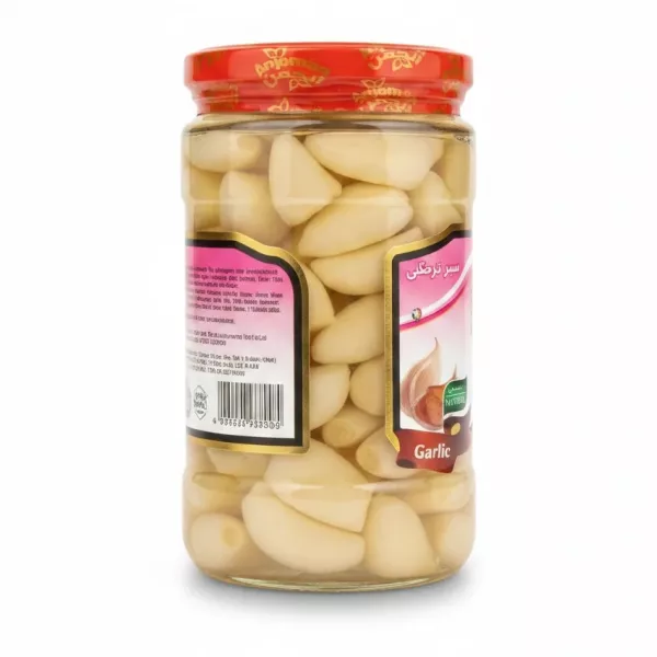 Back view of jar showing ingredients and product details on label