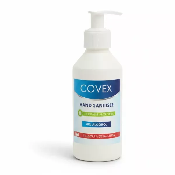 Covex Hand Sanitiser bottle with pump dispenser