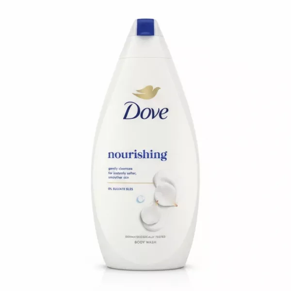 Dove Nourishing Body Wash front side
