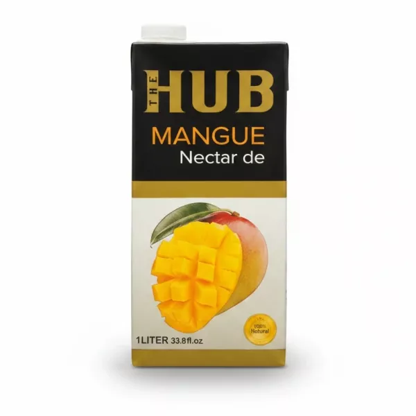 The Hub Mango Nectar 1 litre carton front view