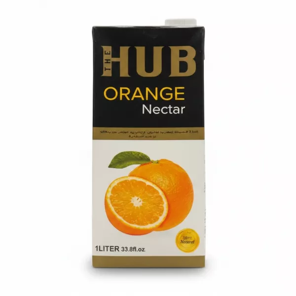 The Hub Orange Nectar 1 litre carton - front view