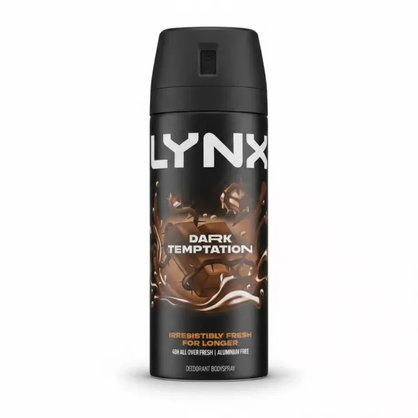 Lynx Dark Temptation Deodorant Bodyspray can front view