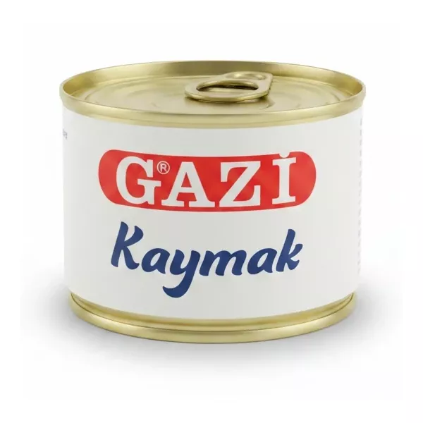 Gazi Kaymak canned Turkish cream front view