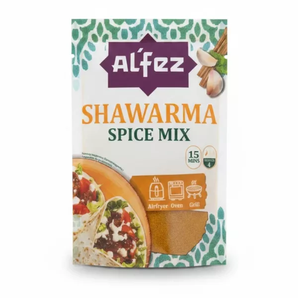 Alfez Shawarma Spice Mix packaging front