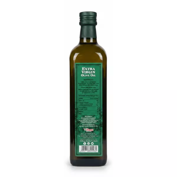 Village Extra Virgin Olive Oil 750ml nutritional info and barcode