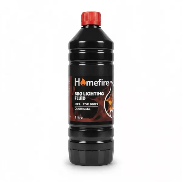 Homefire BBQ Lighting Fluid 1 litre bottle front view
