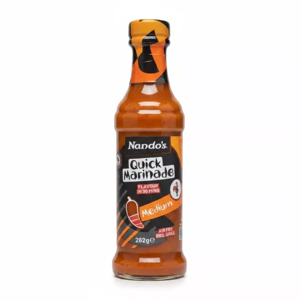 Nando's Quick Marinade Medium bottle front view